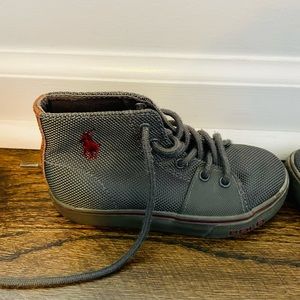 Toddler size 8.5 Polo boots. Great condition!